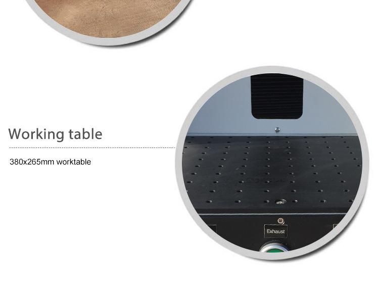 CE Approved Mini Fiber Laser Marking Machine Closed Raycus 30W