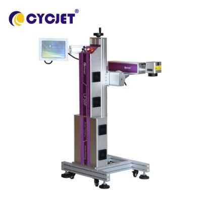 Cycjet Lf30f Fly Fiber Laser Marking Machine Date Coding Laser Marking Printer
