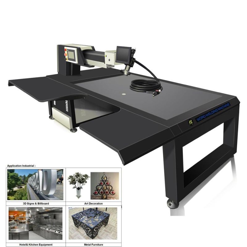 CCD Camera Vision Laser Welding Machine with Cheap Price for Advertising