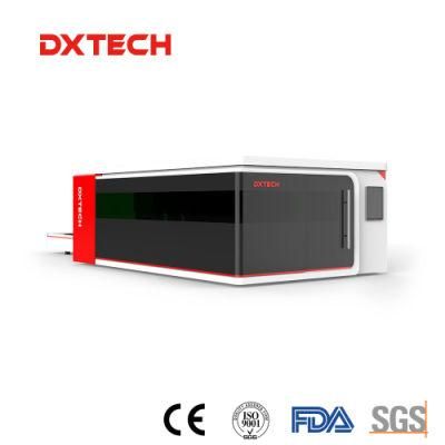 Factory Direct All Cover Exchange Platform Fiber Laser Cutting Machine for 0.4-20 mm Plate Stainless Steel Carbon Steel Aluminum Copper
