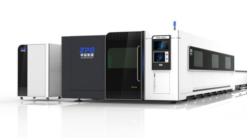 Enclosed High Power Fiber Laser Cutting Machine with Exchange Table