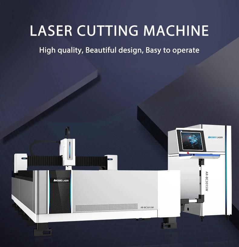 High Efficiency 1000W Carbon Fiber Laser Cutting Machine Fiber Laser Machine for Steel Aluminum