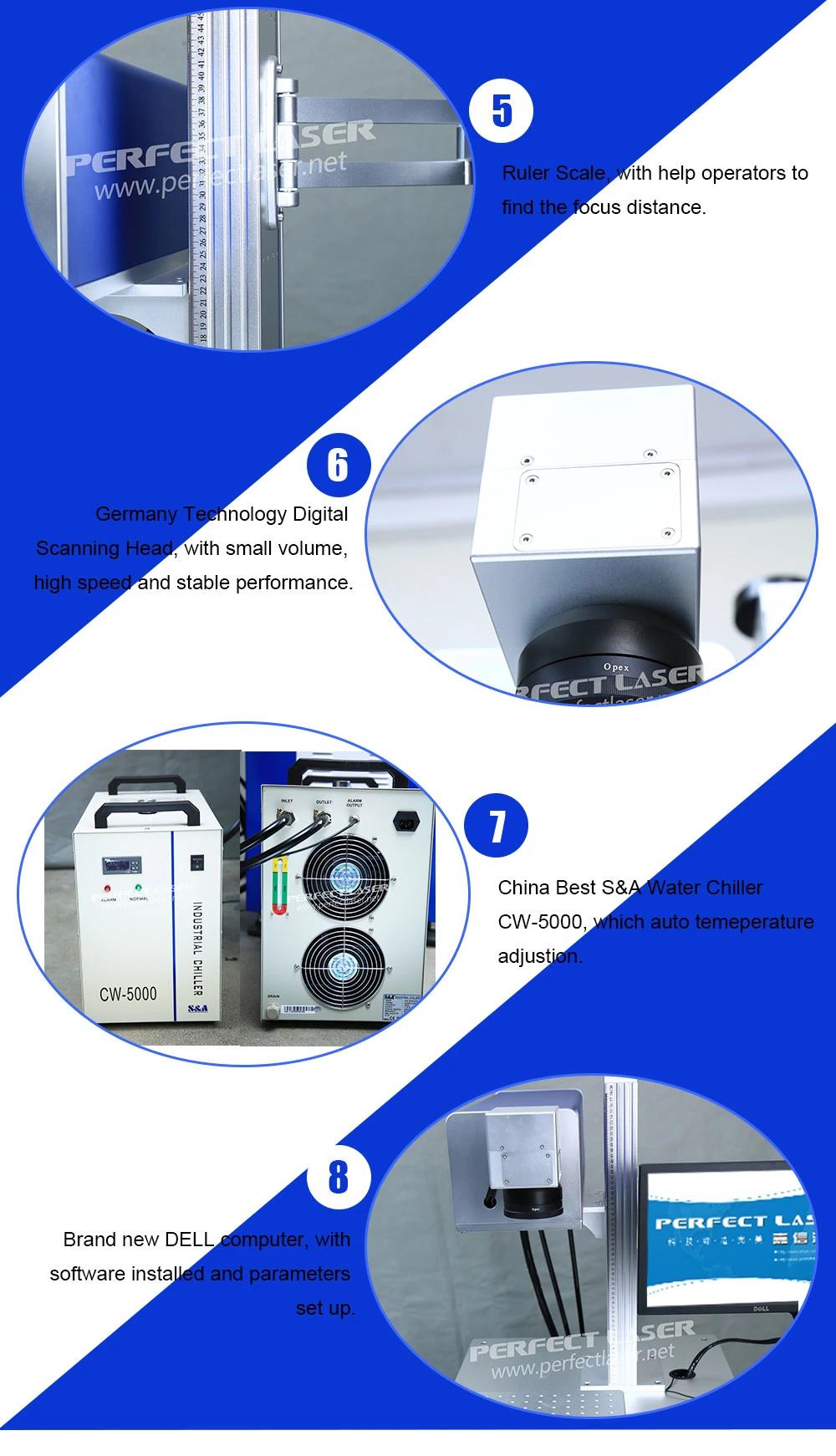 3W UV Laser Barcode Marking Machine for Metal/Plastic/Glass