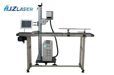 CO2 Laser Marking Machine Wood Engraver Pen Marker Online Flying 30W 60W