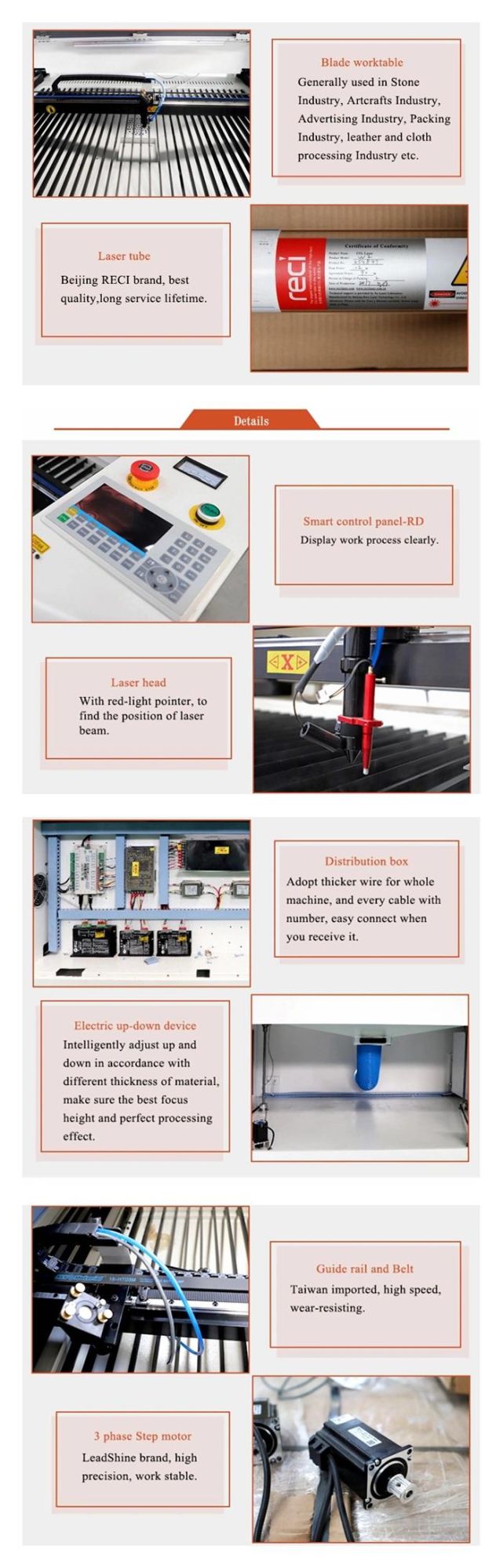 3D Crystal CO2 Laser Engraving and Cutting Machine for Lasser-Hand Cutting Machine laser