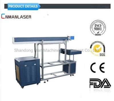 60W Glass Tube CO2 Laser Non-Metal Marking Machine for Wood Leather