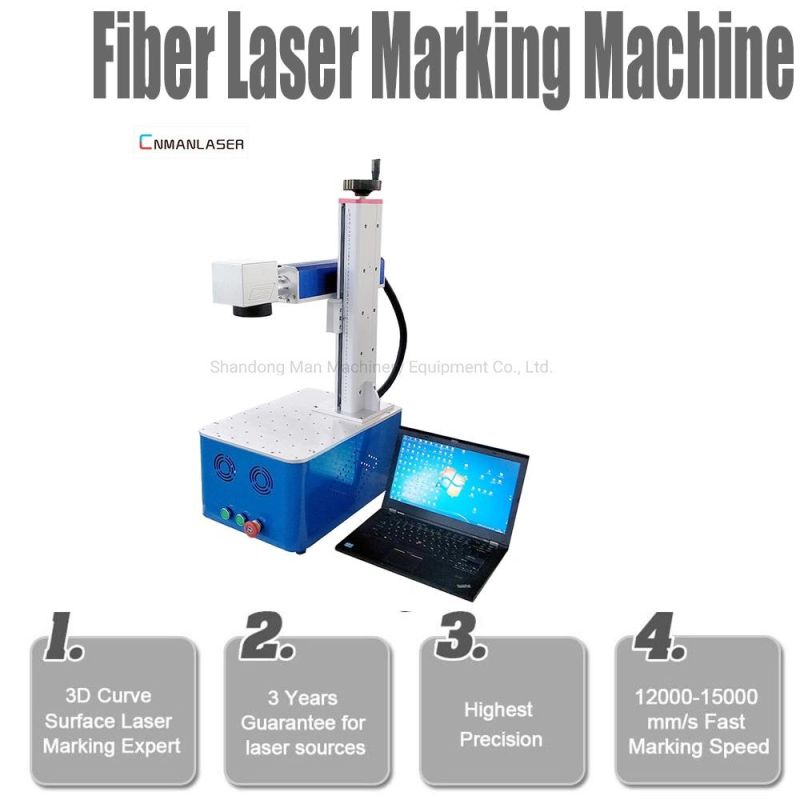 CNC Portable Fiber Laser Marker/ Engraving Machine for Ring Bird Ring Ear Tag