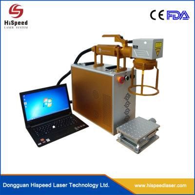 20W Handheld Fiber Laser Marking Engraver Machine Deeper Advanced Precision