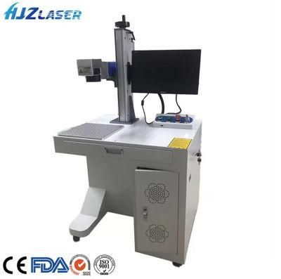 Serial Number Laser Marking Machine on Metal Painting Face