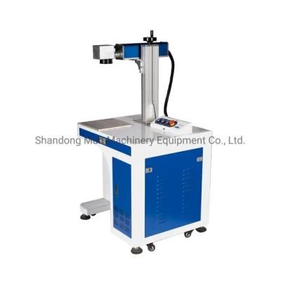 Rotary System Fiber Optical Laser Marking Machine for Pigeon Rings Plastic