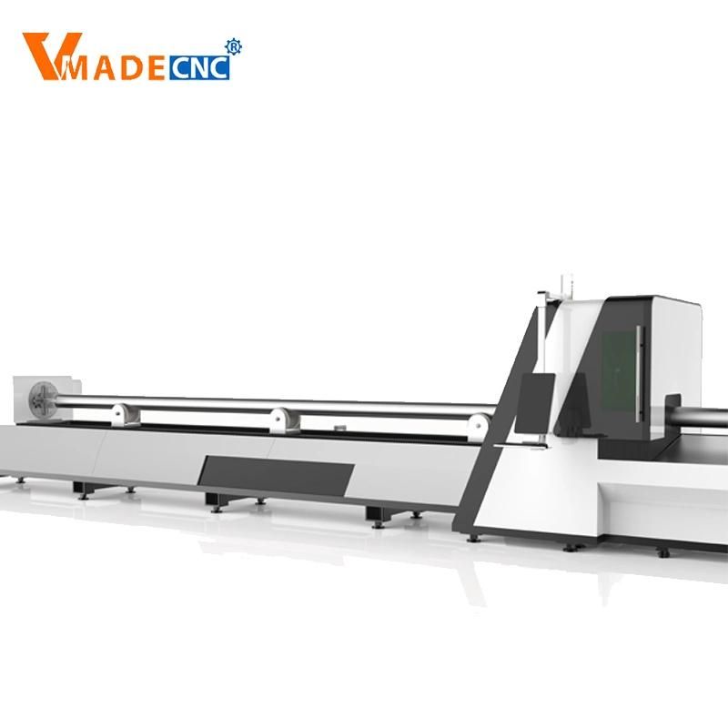 Carbon Steel Pipe 2000W Fiber Laser Tube Cutter Machine