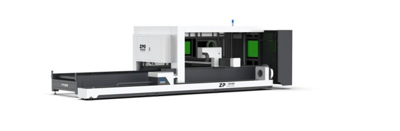 Tube Pipe Sheet Metal 3000W Laser Cutting Enclosed Cover CNC Fiber Laser Cutting Machine