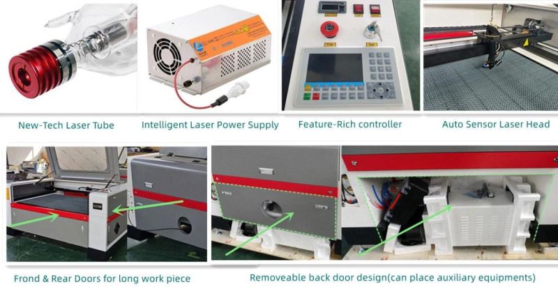 Hot Selling CO2 Laser CNC Engraving Cutting Machine for Wood Acrylic Plastic Leather Flc9060 1390 1512