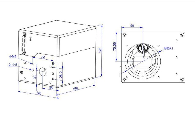 Fiber Laser Marking Machine 20mm 1064nm Welding Galvanometer CO2 Laser Scanning Galvanometer