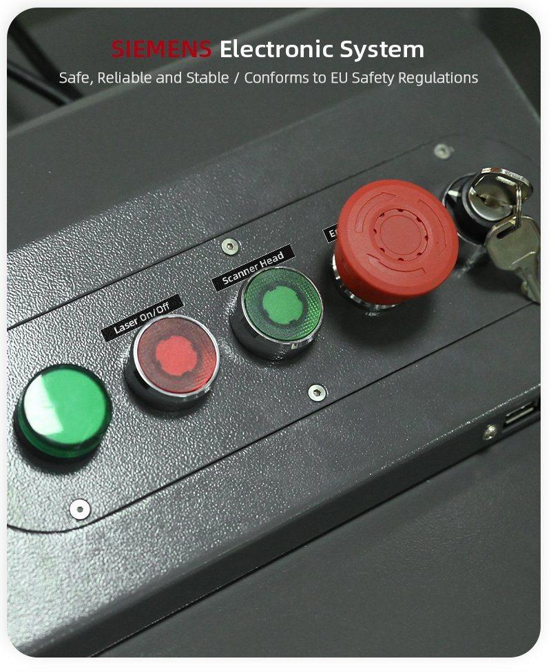 Stainless Steel Aluminum Laser Engraving Machine Fiber Laser Marking Machine