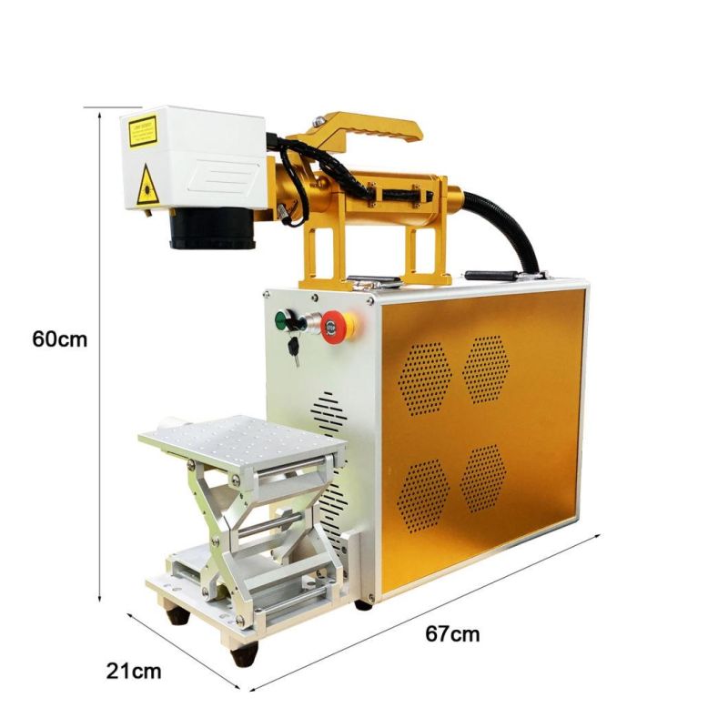 Anti-High Temperature Stable Performance Fiber Laser Marking Engraving Machine for ABS Marking Engraving Machine