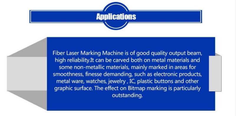 20W/30W/50W Fiber Laser Marking Machine Equipment for Copper/Air Tools