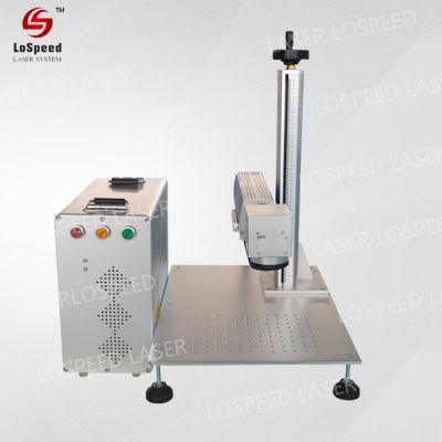Laser Marking Metal Label Barcode Fiber Laser Marking Machine 20watt