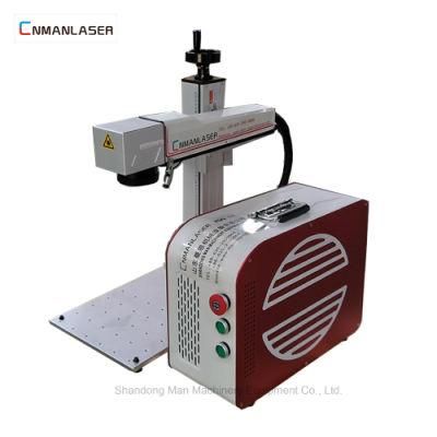 CNC 20W Fiber Laser Marking Machine for Gold Silver Steel