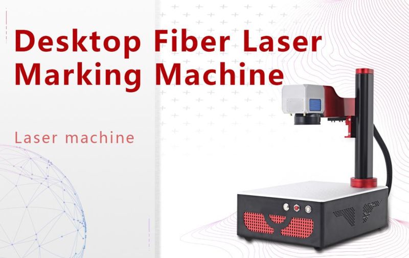 Lueb Fiber Laser Marking Machine Desktop Type Laser Engraving for Metal Plate Coding and Marking
