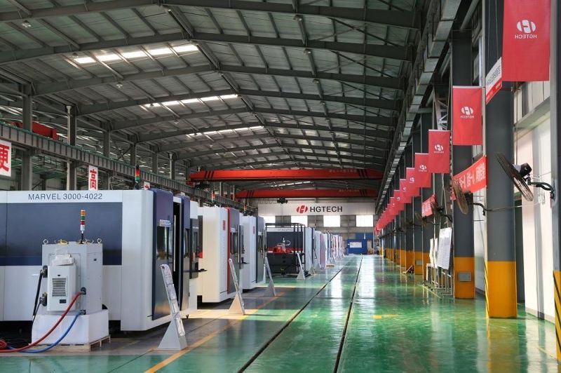 Hglaser 1000W 2000W 3000W 4kw CNC Fiber Laser Cutter for Steel Aluminum Sheet Metal Wuhan Raycus Fiber Laser Cutting Machine