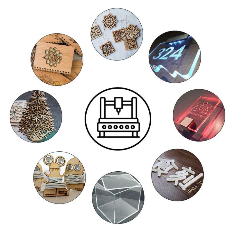 Factory Apply CNC Machine Laser Cutting Plywood Laser Engraving Machine for Sale