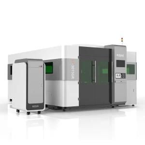 6000W Economic High Efficiency Pipe Plate Whole Cover Exchange Platform Metal Fiber Laser Cutter for Carbon/Aluminum/Stainless/Brass 3015gr