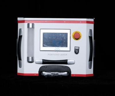 Metal Laser Rust Removal Machine 50W 100W 200W Portable Pulse Laser Cleaning Machine Sale in Malaysia Oman Panama Peru