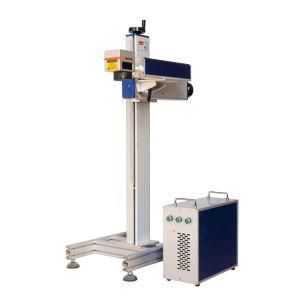 Flying Tube Product Line Raycus Fiber Laser Marking Machine with Clefine Software
