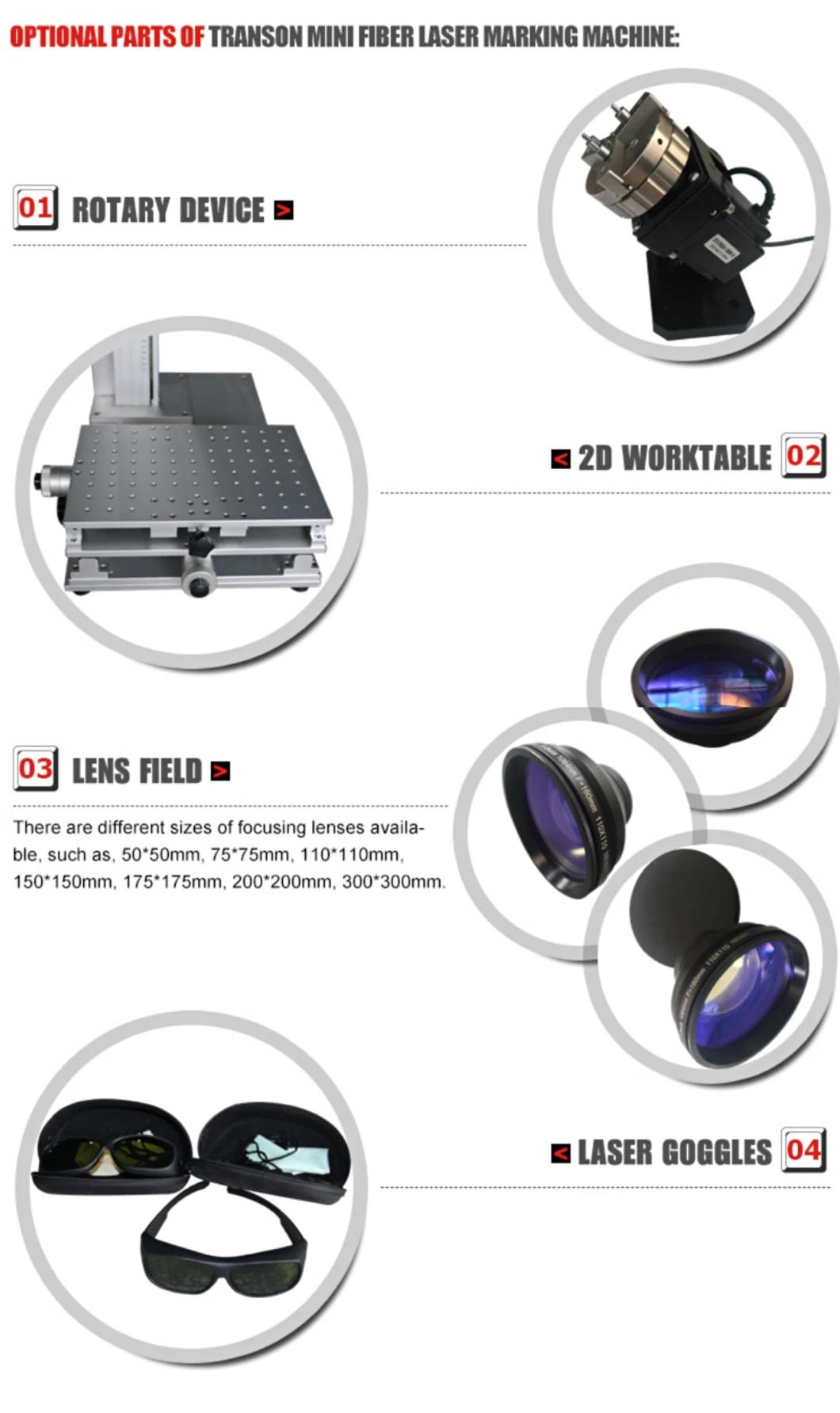 Split Fiber Laser Engraver Marking Machine 20W 30W for Metal
