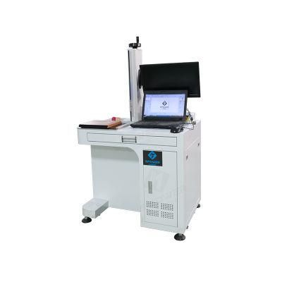 20W Fiber Laser Marking Machine for Wood Logo Marking Hologram Stickers Marking