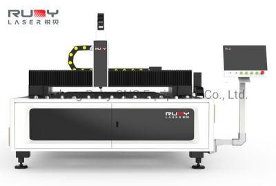 Fiber Metal Stainless Steel Aluminum Copper Laser Cutting Machine RF3015