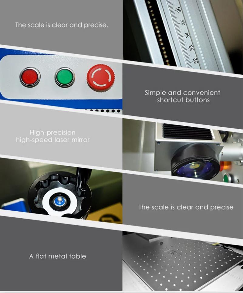 Desktop Portable Small Laser Engraving Machine for Metal