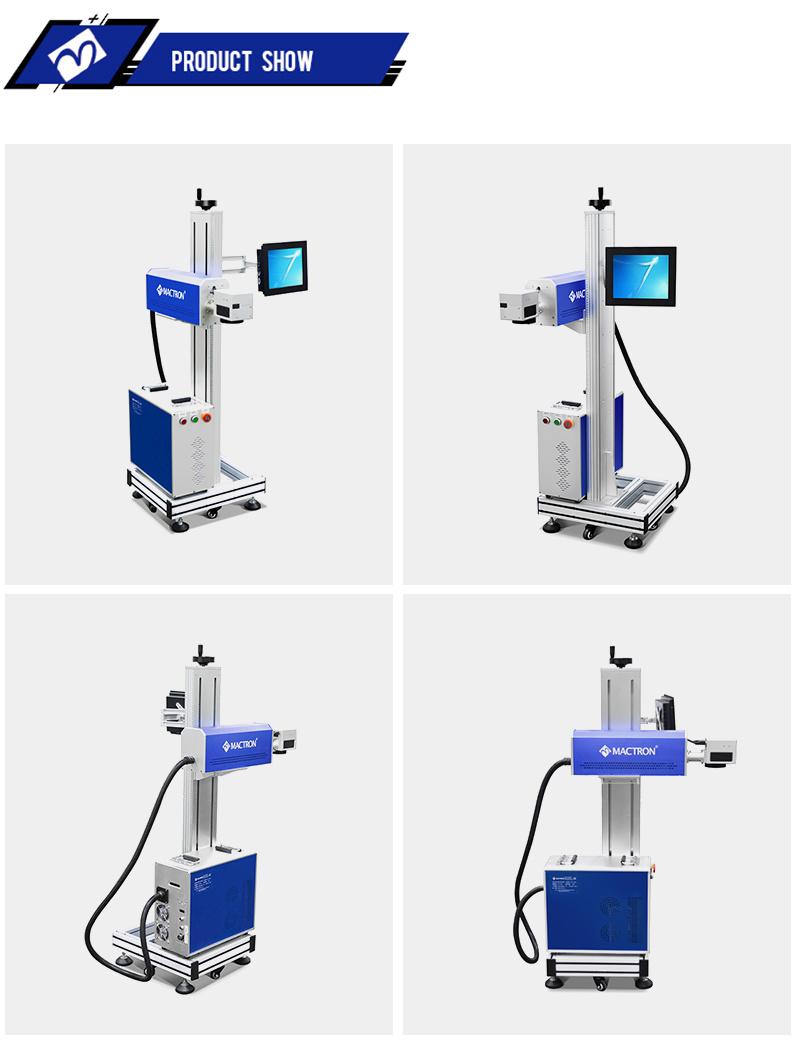 10W Fly Plastic Seals Laser Marking Machine CO2