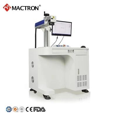 Pneumatic Fiber Laser Marking Machine for Leather Shoes Glove