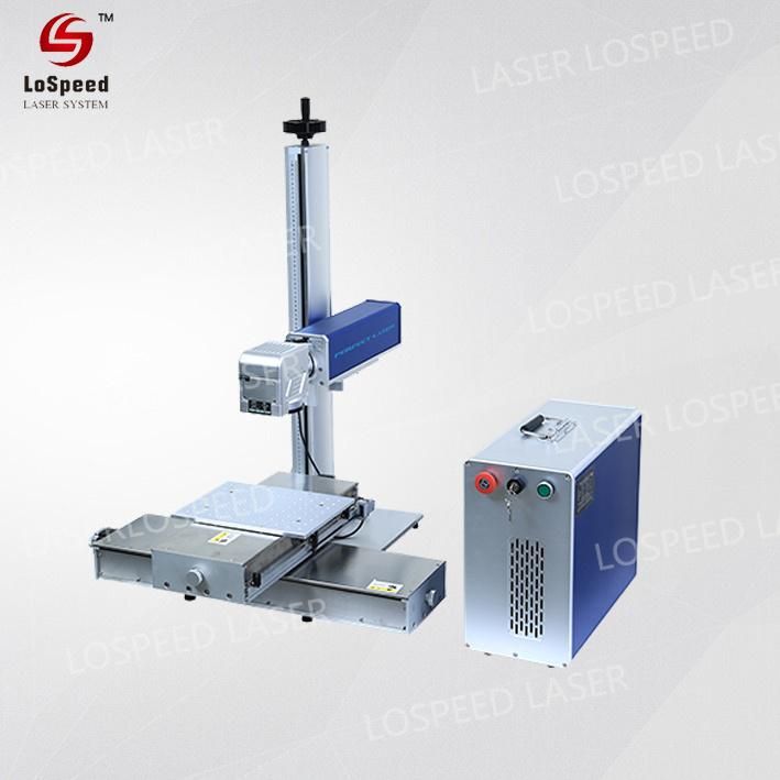 Laser Marking Metal Label Barcode Fiber Laser Marking Machine 20watt