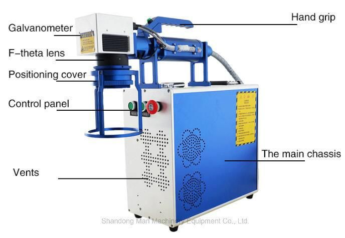 Small Size Fiber Laser Marking Machine for Metal Stainless Steel
