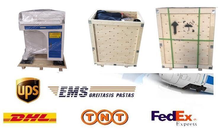 Large Size Desktop Fiber Laser Marking Printing Machine for Plastic