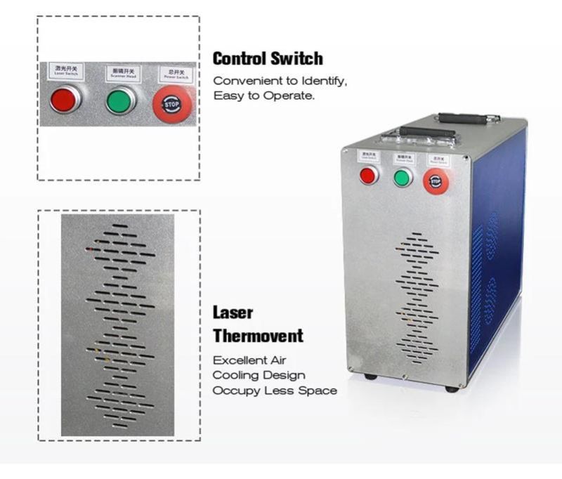 Stainless Steel Aluminum Portable Metal Laser Engraving Machine