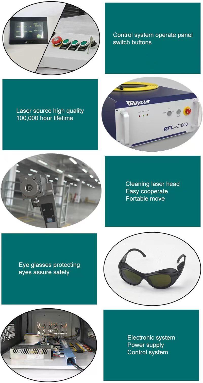 Portable laser Cleaner Handheld Laser Cleaning Machine Price 1500W 1.5kw