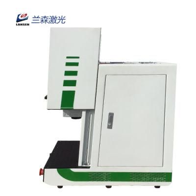 CE Approved Mini Fiber Laser Marking Machine Closed Raycus 30W