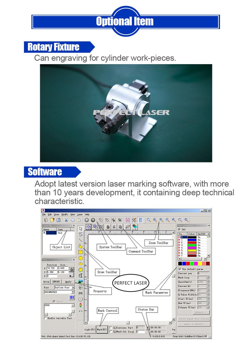 Portable Number Code Laser Marking Machine for Key Locks