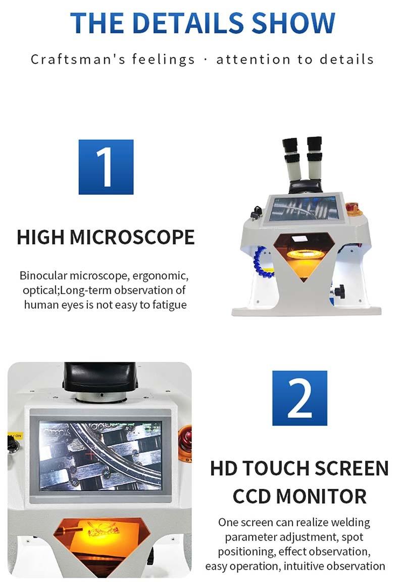 Low Price Mini Portable Jewelry Laser Welding Machine Spot Laser Welder 100W