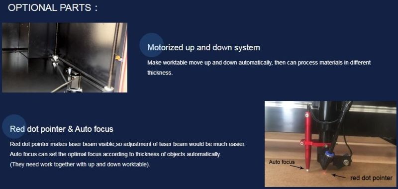 4060 CO2&Fiber Laser Double Headed Laser Engraver Cutter Marker