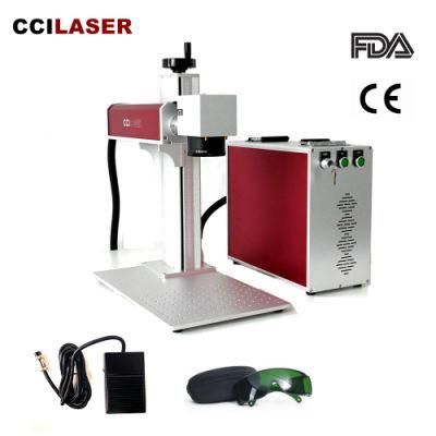 20/30/50/60/100W Raycus Max Jpt Ipg Table 3D CO2 Mopa Color Logo Printer Marker Fiber Laser Marking Machine in Germany for Bearing Cup and PCB