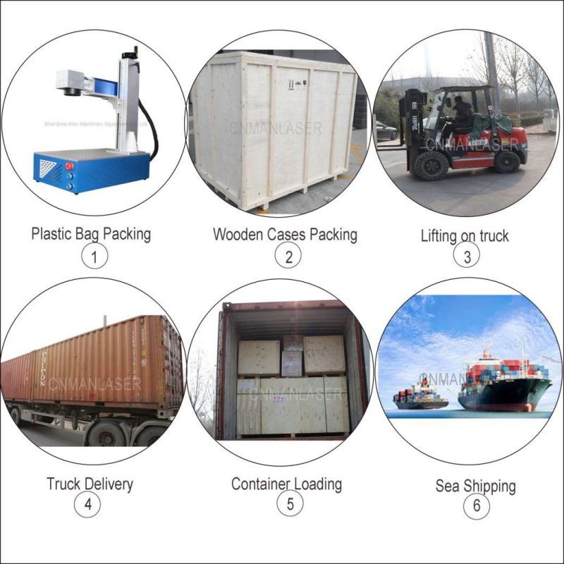 50W Portable Fiber Laser Marking Machine for The Screwdriver