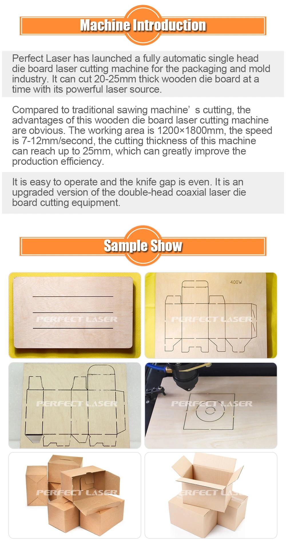 Laser Cutting Machine Plywood Board Die Cutting 1000W 400W 600W
