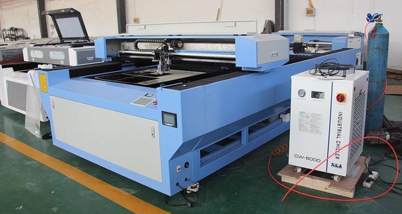 Ball Screw Transmission CO2 100W 300W 500W Laser Cutter for Wood Acrylic Steel Flc1530A