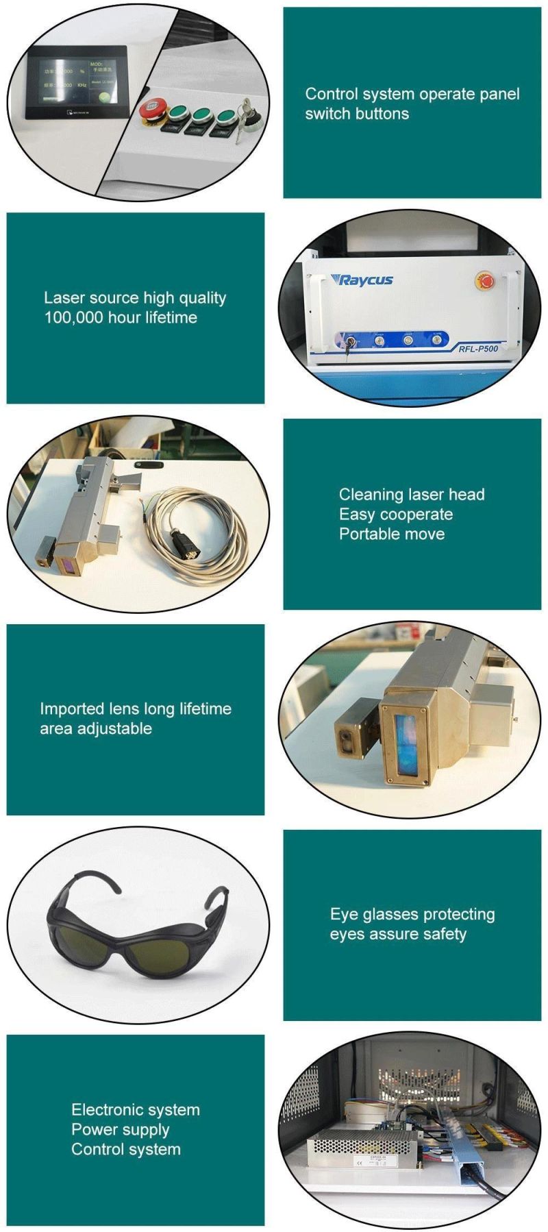Handheld Structure Laser Scanner Dust Rust Laser Cleaning Machine