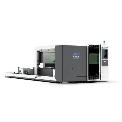 Full Cover Fiber Laser Tube and Plate 1500W/2000W/3000W/4000W Automatic Fiber Laser Cutting Machine